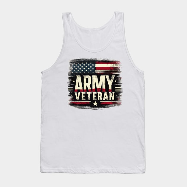 ARMY VETERAN Tank Top by Vehicles-Art